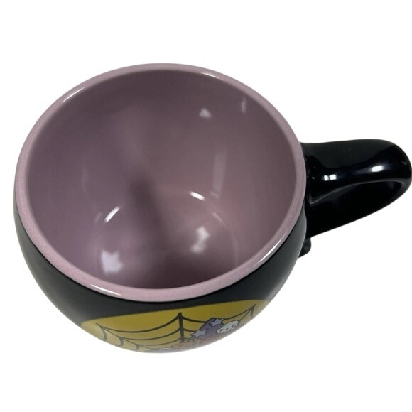 Hello Kitty Black & Purple Mug/ Cup  Halloween Witch & Full Moon Sanrio 15.9 Oz - Picture 4 of 6